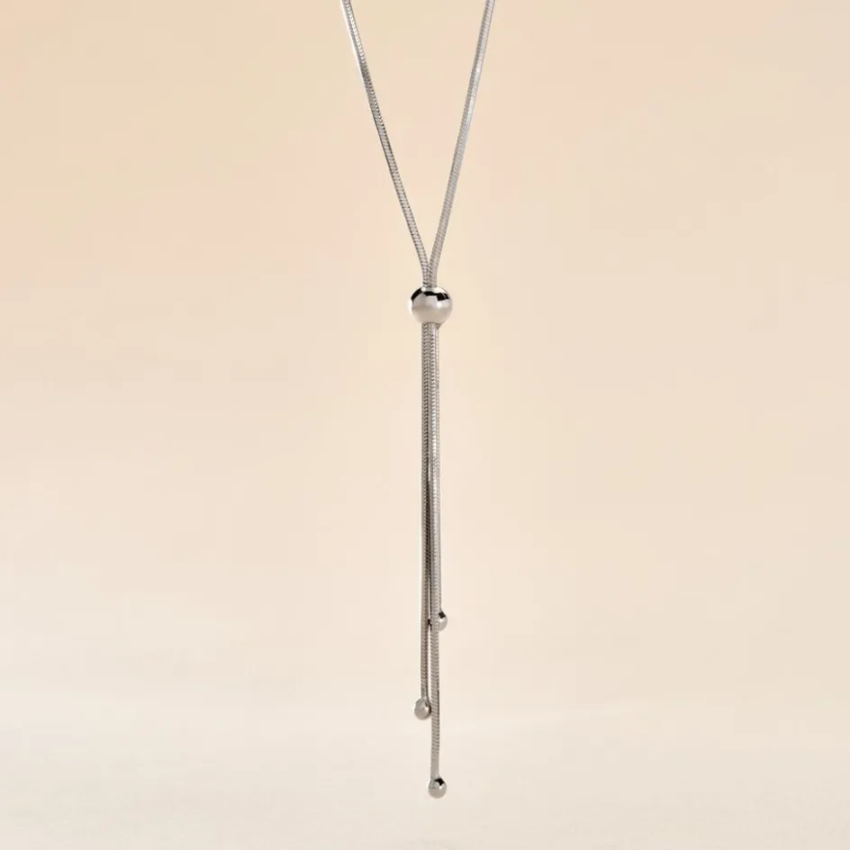 Sale Histoire d'Or Collier Giorgia Argent Blanc