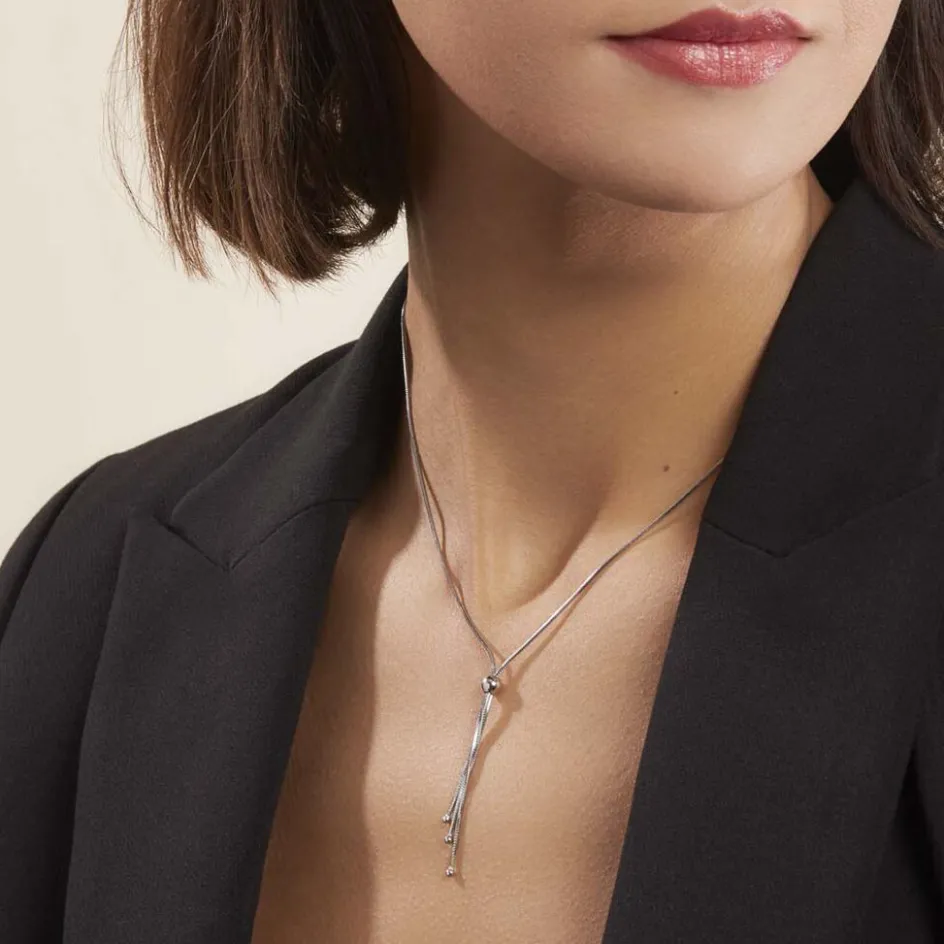 Sale Histoire d'Or Collier Giorgia Argent Blanc