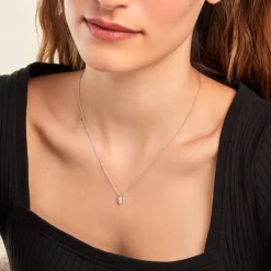 Sale Histoire d'Or Collier Giulette De Zirconium argent blanc oxyde