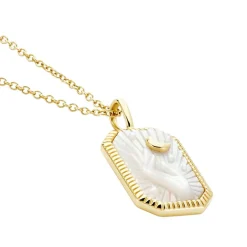 Histoire d'Or Collier Goddess Argent Doré Nacre* Colliers|Colliers