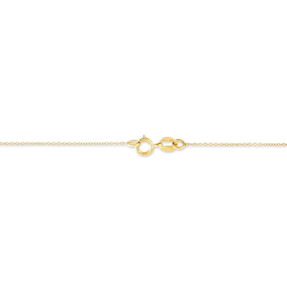 Outlet Histoire d'Or Collier Goutte De Zirconium or jaune oxyde