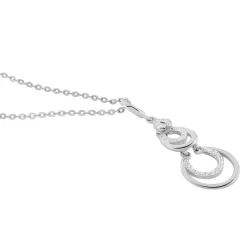 Best Histoire d'Or Collier Greta Argent Blanc