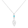 Outlet Histoire d'Or Collier Grethel Argent Blanc Turquoise