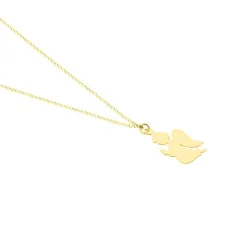 Clearance Histoire d'Or Collier Hallie Ange A Genoux Or Jaune
