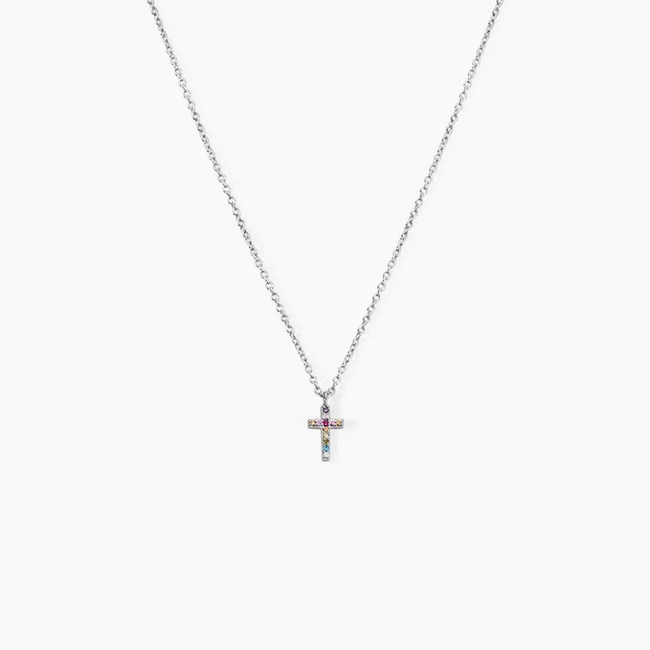 Clearance Histoire d'Or Collier Haïvy Argent Blanc Oxyde De Zirconium