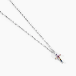 Clearance Histoire d'Or Collier Haïvy Argent Blanc Oxyde De Zirconium