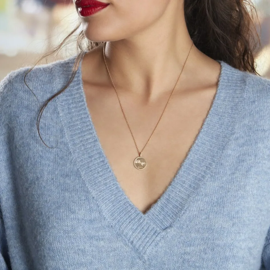 Best Histoire d'Or Collier Iago Plaqué Or Oxydes De Zirconium