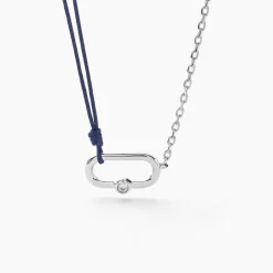 Outlet Histoire d'Or Collier Infini Pop De Zirconium argent blanc oxyde