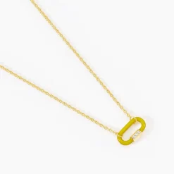 Clearance Histoire d'Or Collier Infini Pop Argent Jaune Oxyde De Zirconium
