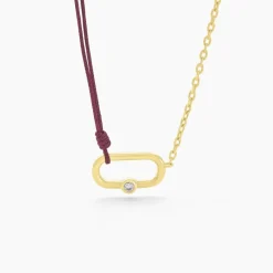 Histoire d'Or Collier Infini Pop Argent Jaune Oxyde De Zirconium* Colliers|Colliers