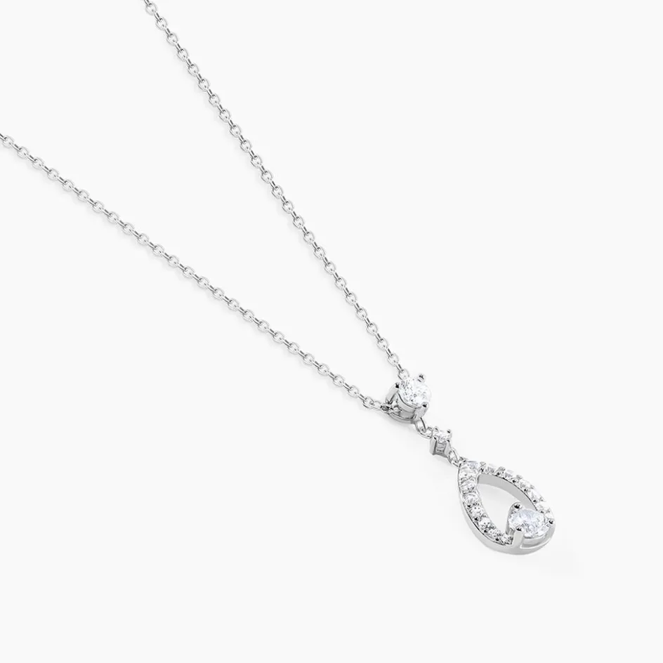 Outlet Histoire d'Or Collier Istanbul Argent Blanc Oxyde De Zirconium