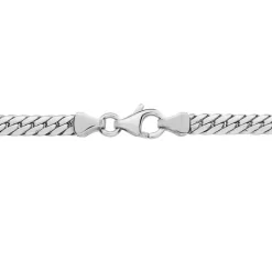 Clearance Histoire d'Or Collier Izel Maille Anglaise or blanc