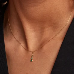 Sale Histoire d'Or Collier Josephine Or Jaune Emeraude or jaune émeraude