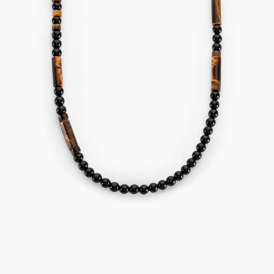 JOURDAN Collier Jaycob Autres Noir Agate Quartz* Colliers|Colliers