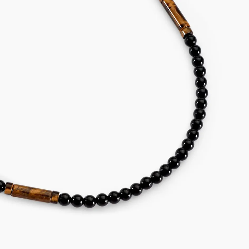JOURDAN Collier Jaycob Autres Noir Agate Quartz* Colliers|Colliers
