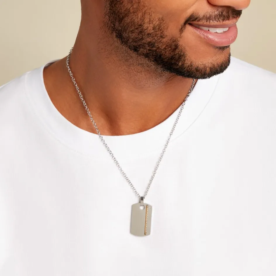 JOURDAN Collier Nunko Acier Argenté* Colliers|Colliers