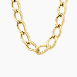 Outlet Histoire d'Or Collier Justinien Acier Doré