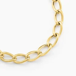 Outlet Histoire d'Or Collier Justinien Acier Doré