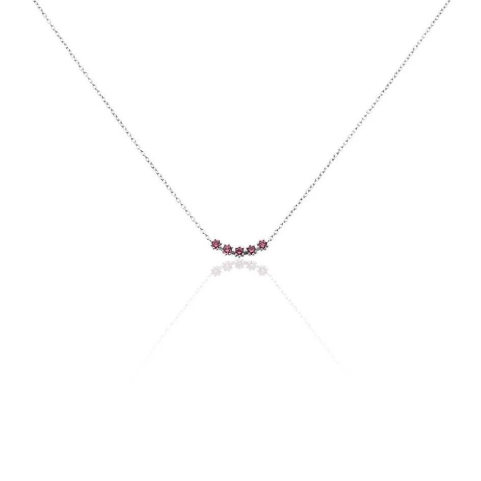 Histoire d'Or Collier Karrie Argent Blanc Oxyde De Zirconium* Colliers|Colliers