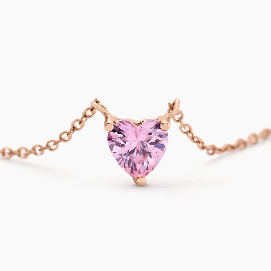 Hot Histoire d'Or Collier Kelvyn Argent Rose Oxyde De Zirconium argent rose oxyde rose