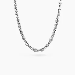 Outlet Histoire d'Or Collier Kresten Acier Argenté