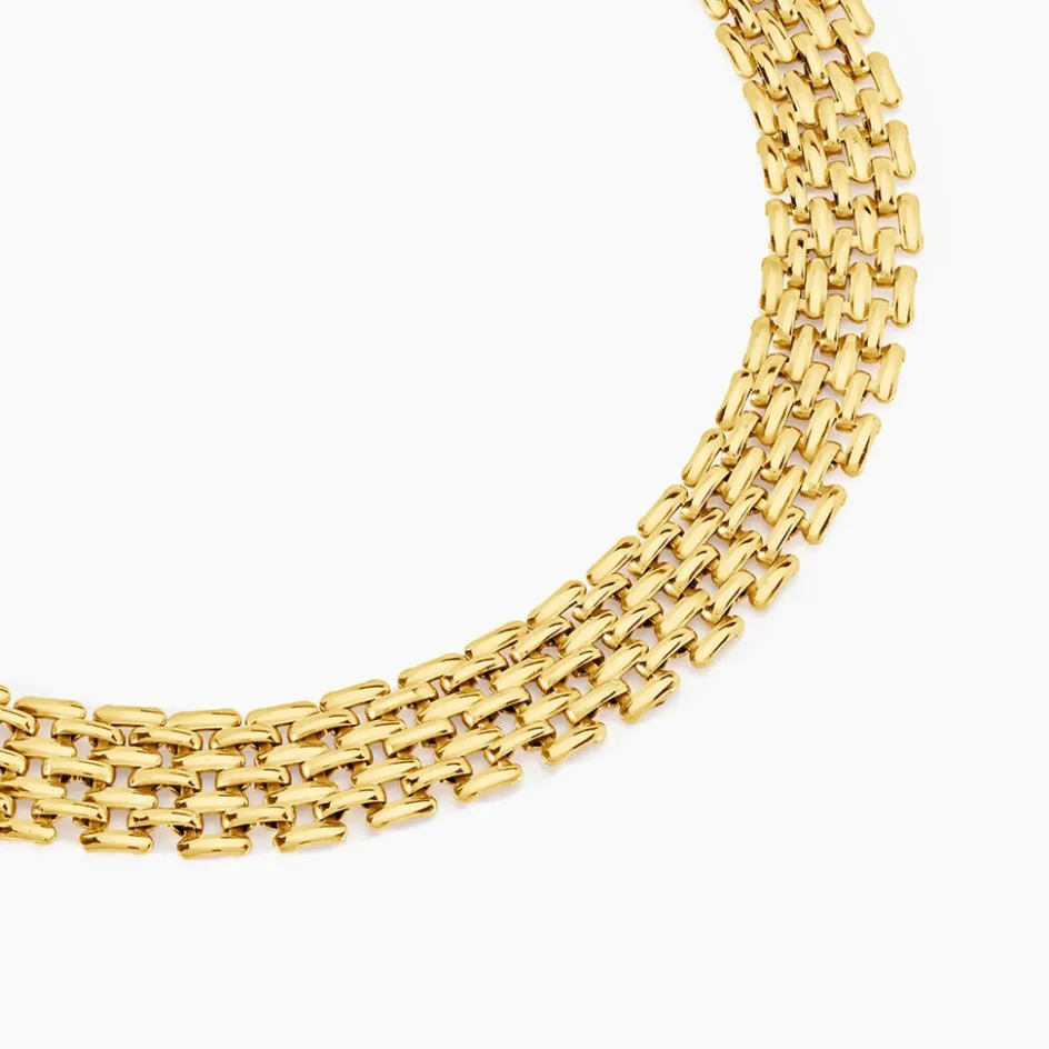 Outlet Histoire d'Or Collier Lady Code Acier Jaune