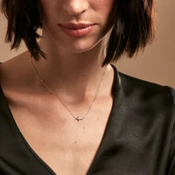 Clearance Histoire d'Or Collier Like A Virgin De Zirconium or blanc oxyde