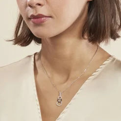 Outlet Histoire d'Or Collier Liyana Argent Blanc Oxyde De Zirconium