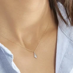 Clearance Histoire d'Or Collier Lizia Or Jaune Diamant