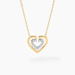 Online Histoire d'Or Collier Love Is In The Air Or Jaune Oxyde De Zirconium