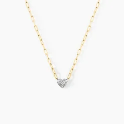 Best Histoire d'Or Collier Loved One Or Jaune Diamant