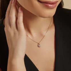 Best Histoire d'Or Collier Lucrezio Or Jaune Oxyde De Zirconium