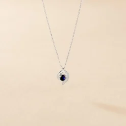 Clearance Histoire d'Or Collier Lydia Or Blanc Saphir