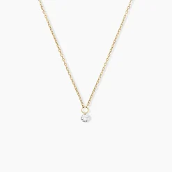 Best Histoire d'Or Collier Mable Or Jaune Diamant Synthétique