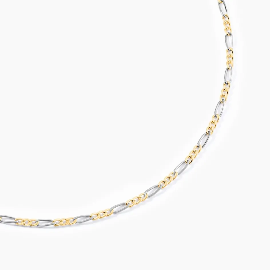 Best Histoire d'Or Collier Maille Cameo or bicolore