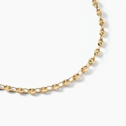 New Histoire d'Or Collier Maille Dami Maille Grain De Cafe or jaune