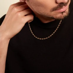 New Histoire d'Or Collier Maille Dami Maille Grain De Cafe or jaune