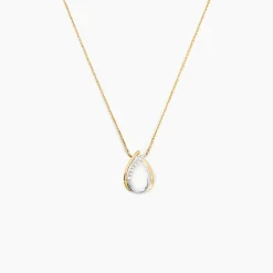 Clearance Histoire d'Or Collier Marilynn Or Bicolore Diamant Blanc