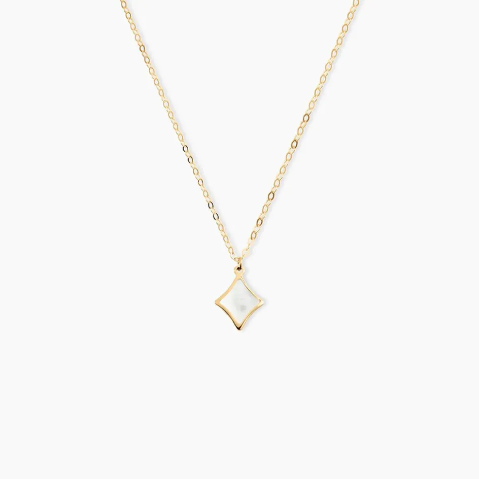 Best Histoire d'Or Collier Marvella Or Jaune Nacre or jaune nacre blanc