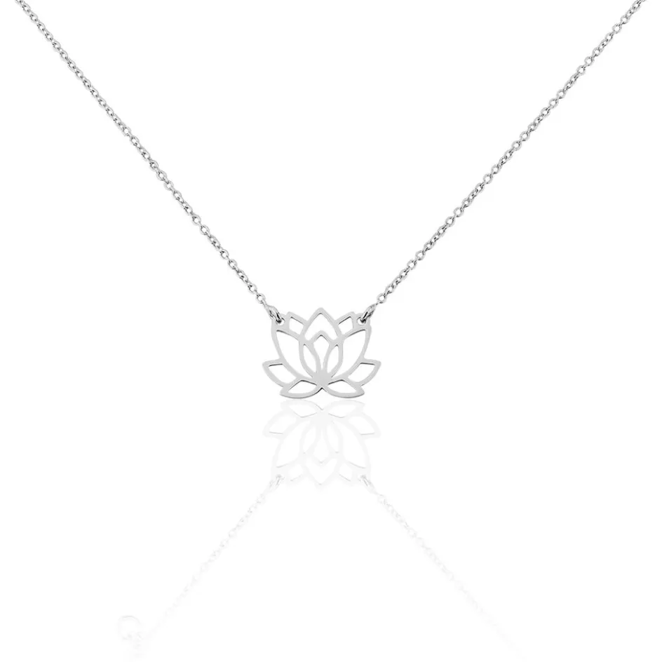 Clearance Histoire d'Or Collier Maylie Argent Blanc