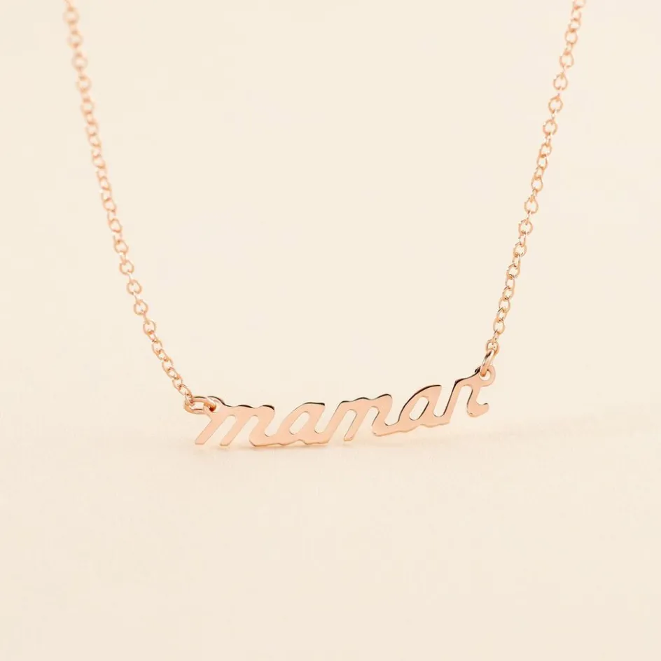 Clearance Histoire d'Or Collier Mendi Argent Rose