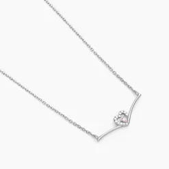 Best Histoire d'Or Collier Miline Argent Blanc Oxyde De Zirconium