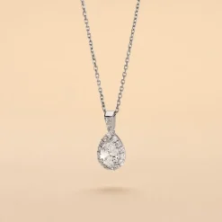 Outlet Histoire d'Or Collier Mélie Argent Blanc Oxyde De Zirconium