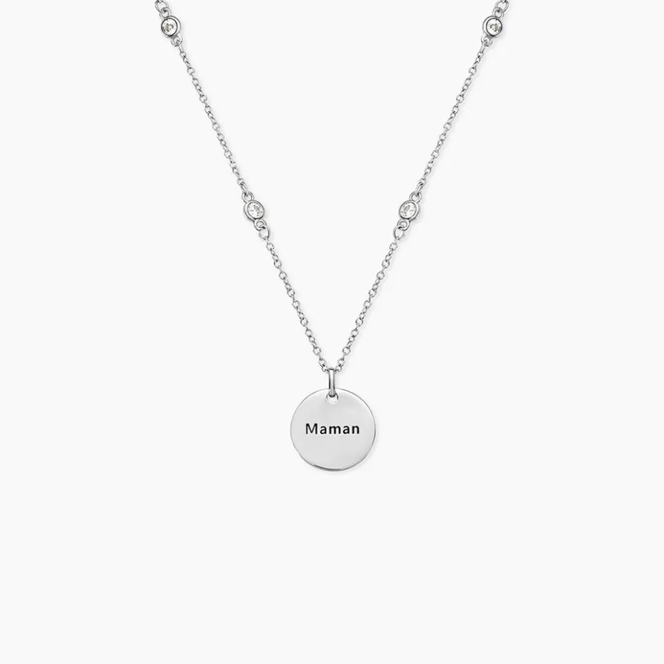 Discount Histoire d'Or Collier Moa De Zirconium argent blanc oxyde