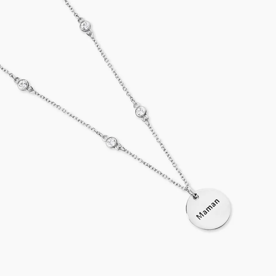 Discount Histoire d'Or Collier Moa De Zirconium argent blanc oxyde