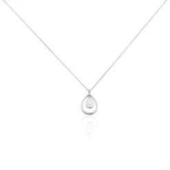 Outlet Histoire d'Or Collier Momaza Or Blanc Diamant