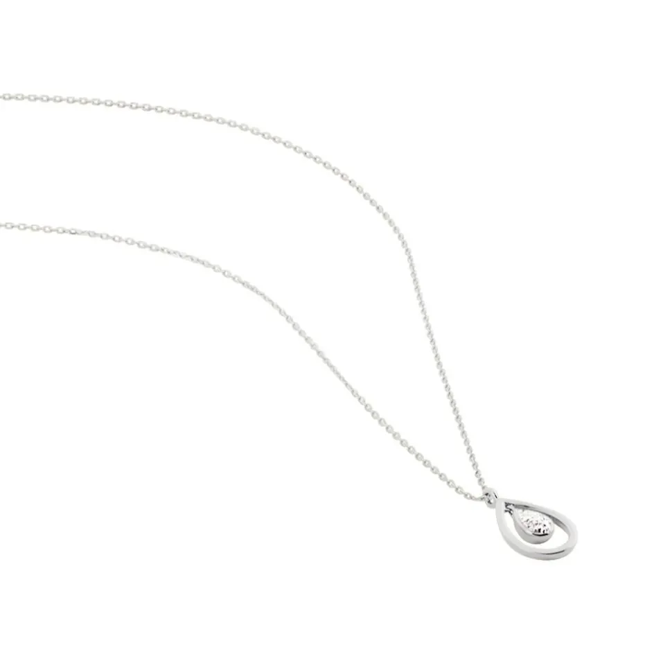 Outlet Histoire d'Or Collier Momaza Or Blanc Diamant