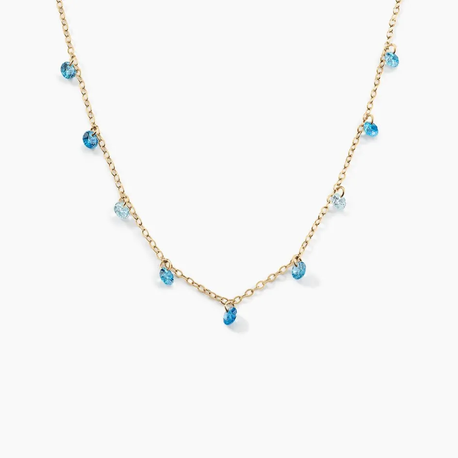 Histoire d'Or Collier Myosothis Plaqué Or Pierres* Colliers|Colliers