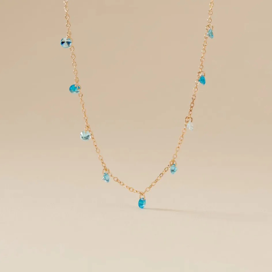 Histoire d'Or Collier Myosothis Plaqué Or Pierres* Colliers|Colliers