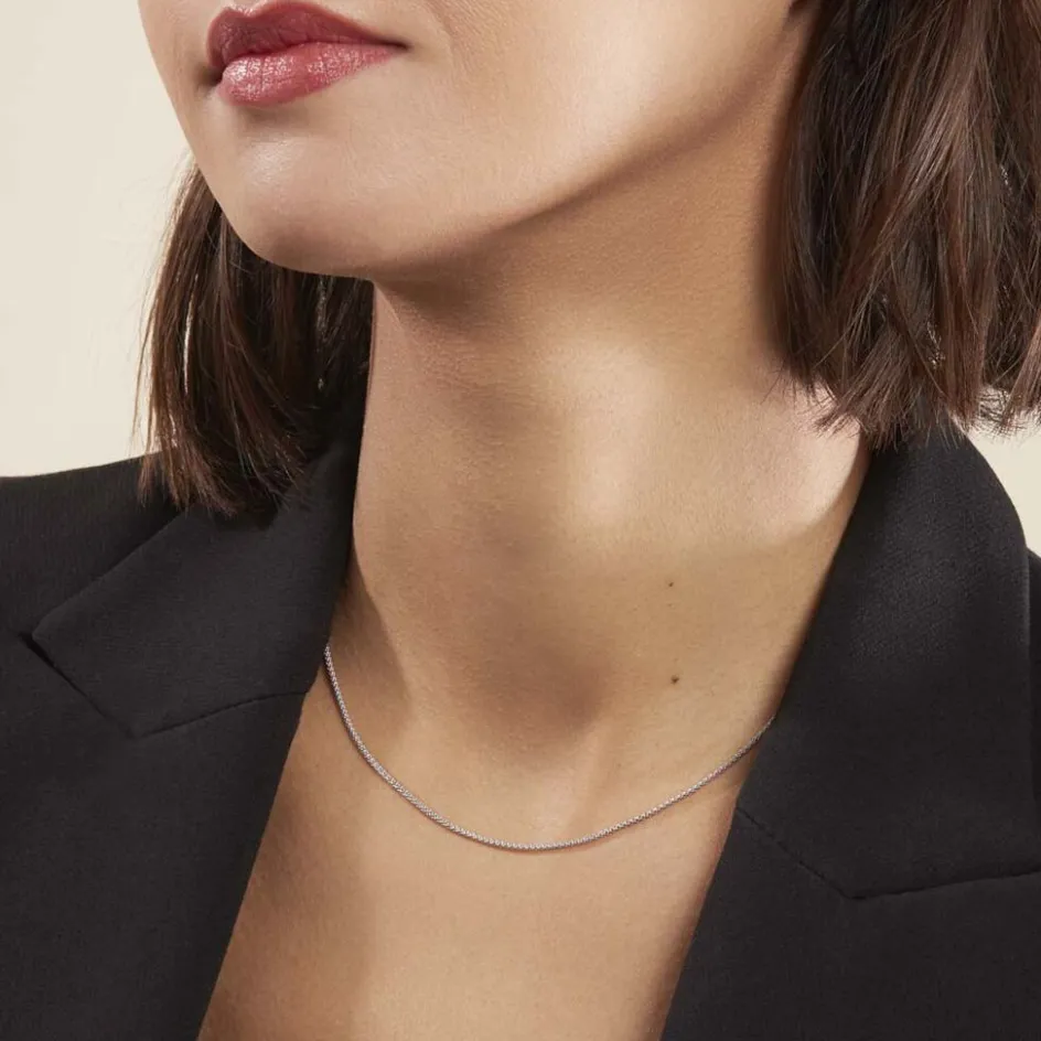Clearance Histoire d'Or Collier Nahila Argent Blanc